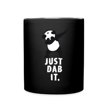 dab just dab it panda dabbing touchdown super win - Full Colour Mug - black - Front