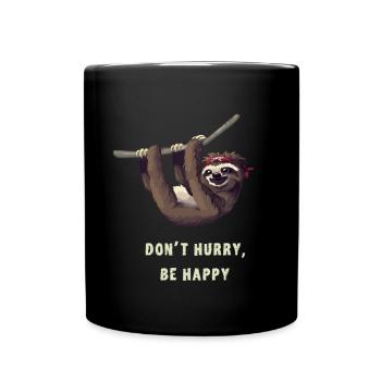 Sloth pirate froid ballot geek sommeil paresseux lol - Mug uni - noir - Devant