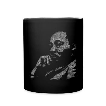 MArtin luther King i have a Dream Black power anti - Tasse einfarbig - Schwarz - Vorne