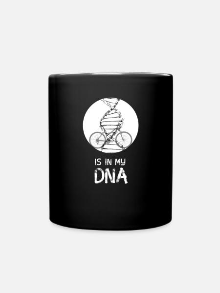 cycle my DNA bike bicycle chain bike bmx radler lol - Full Colour Mug - black