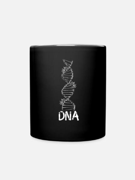 cycle DNA Fahrrad MTB bmx Kette bike Rennrad Tour - Tasse einfarbig - Schwarz