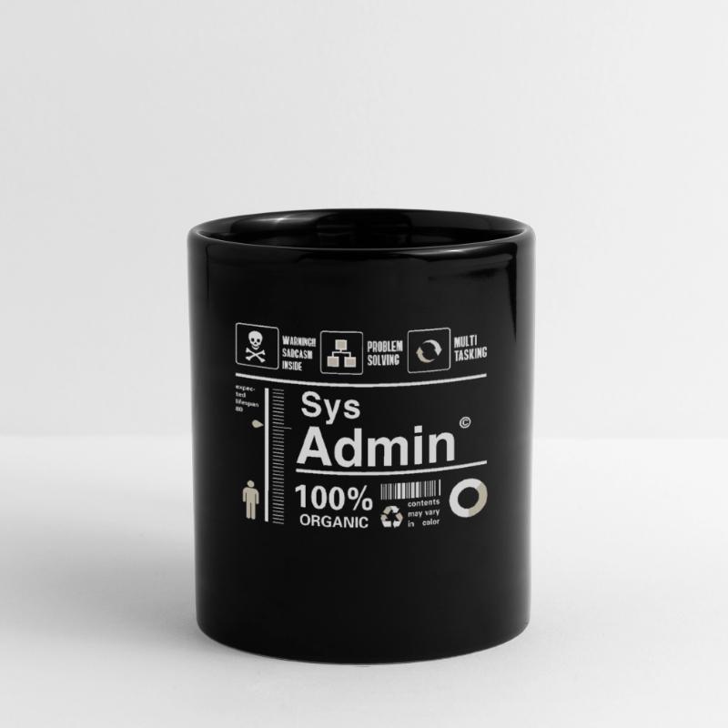 Sys admin programmier Ordinateur Nerd pc Platine cpu Mug uni