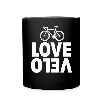Vélo Amour Vélo - Mug uni - noir - Devant