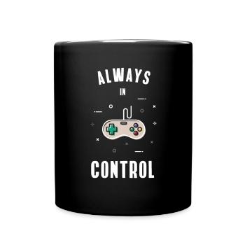 controller game rétro ordinateur play pc nerd gaming - Mug uni - noir - Devant