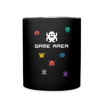 zone de jeu pixel nerd pc konsole retro gamer Monste - Mug uni - noir - Devant
