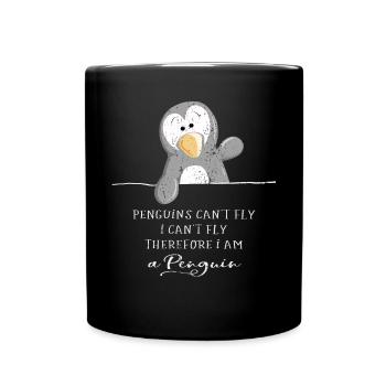 Penguins ne peuvent pas voler - Penguin - Penguins - Mug uni - noir - Devant