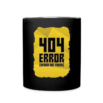 Message d'erreur informatique informatique avertissement cadeau - Mug uni - noir - Devant