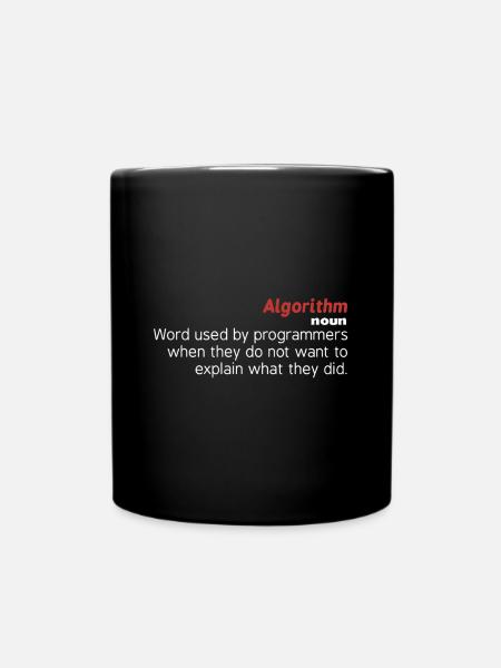 Algorithme informatique - Mug uni - noir