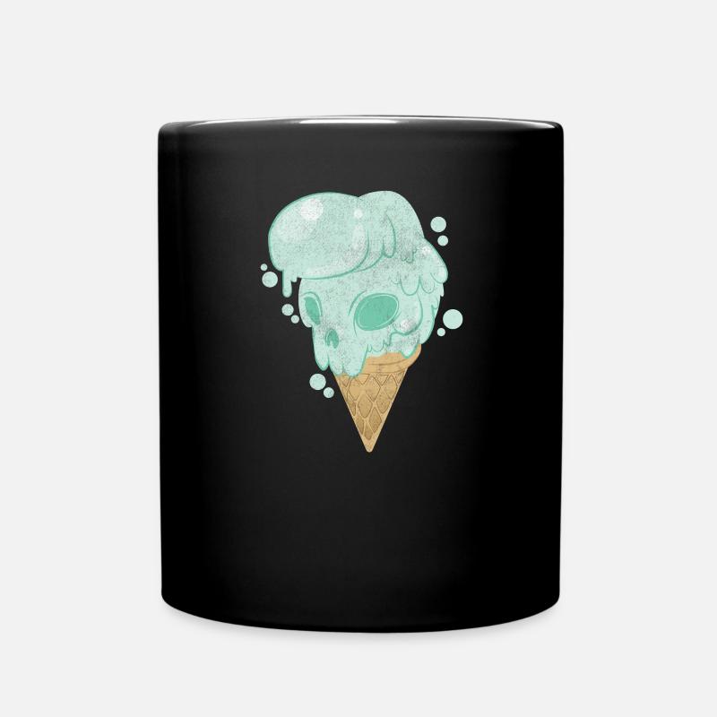 Eiscreme Eis Waffel Sommer Kinder Geschenk Party - Tasse einfarbig - Schwarz