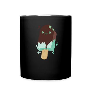 Ice Cream Ice Cream Summer Gift Kids Summer Holidays - Full Colour Mug - black - Front