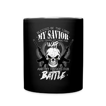 US Army America Patriot soldier gift - Full Colour Mug - black - Front