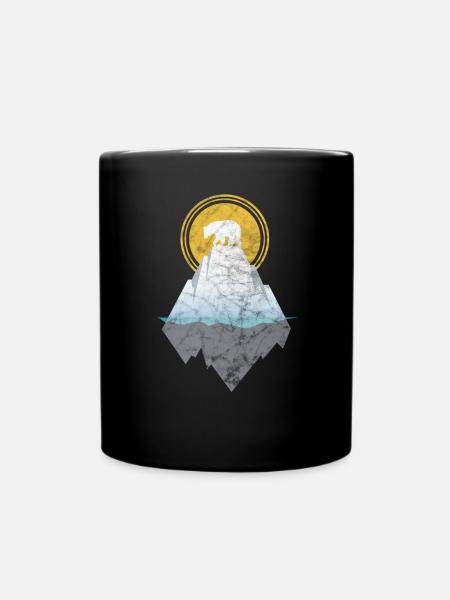 Eisbär - Tasse einfarbig - Schwarz