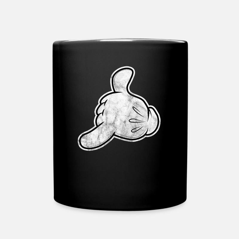 Surfer Geschenk Gruß Party Urlaub Shaka Hawaii - Tasse einfarbig - Schwarz