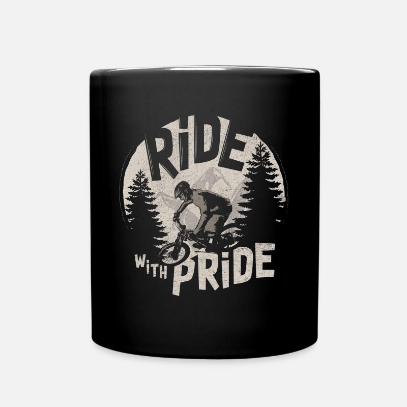 Fier MTB VTT VTT Enduro Cadeau Enduro - Mug uni - noir