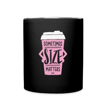 Café mug Café Cappuccino Caffeine barista - Mug uni - noir - Devant