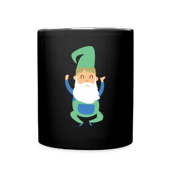 enfant fils conte de fées nain lutin cadeau fantaisie - Mug uni - noir - Devant