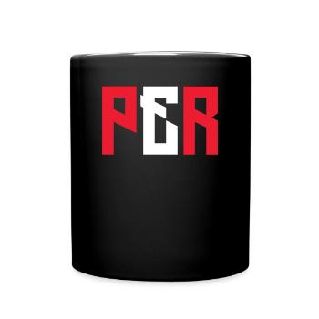 Peru Code Nationalfarben Flagge Geschenk Patriot - Tasse einfarbig - Schwarz - Vorne