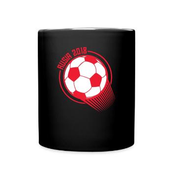 Peru Soccer World Cup - Full Colour Mug - black - Front