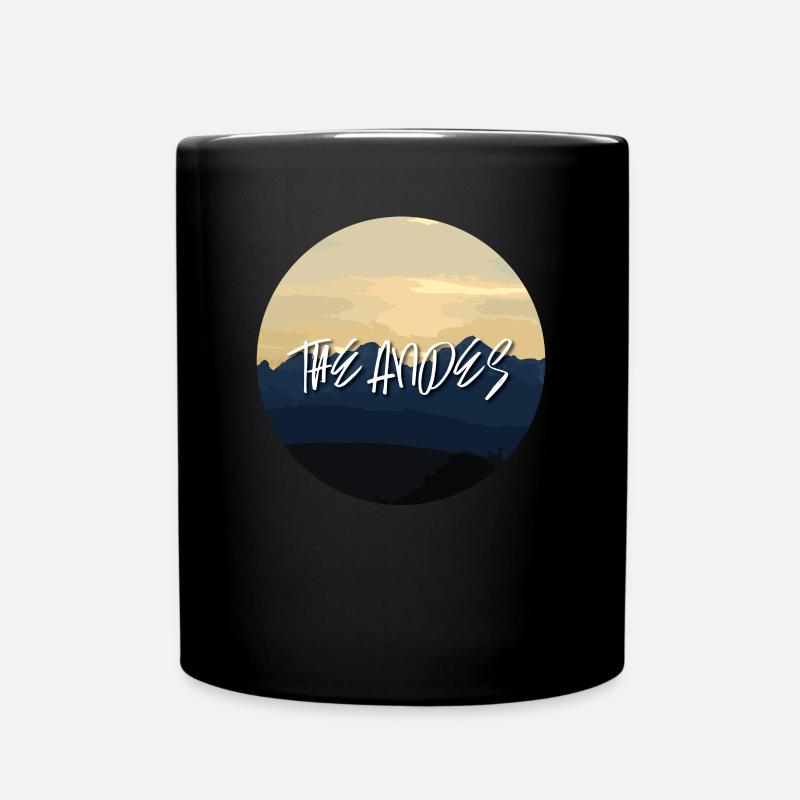 Geschenk Peru Anden Spruch Urlaub Backpacker Cusco - Tasse einfarbig - Schwarz