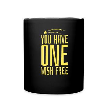 Saying Gift Shooting Star Party Comet Flirt - Full Colour Mug - black - Front