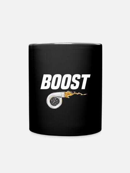 boost - Tasse einfarbig - Schwarz