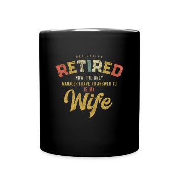 retraite retraité pension retraité - Mug uni - noir - Devant