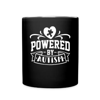 Autismus Geschenk Asperger Awareness ADHS Trisomie - Tasse einfarbig - Schwarz - Vorne
