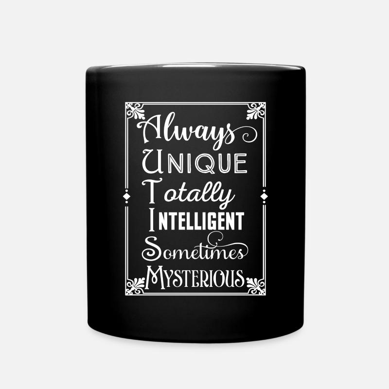 Autismus Geschenk Asperger Charakter Geschenk - Tasse einfarbig - Schwarz