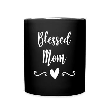 Mutter Geschenk Gott Bibel Jesus Evangelium Christ - Tasse einfarbig - Schwarz - Vorne