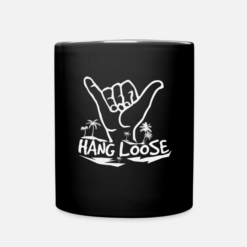 Fonctionne icône méga surfeur - Mug uni - noir
