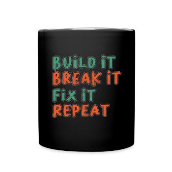 RC - Mug uni - noir - Devant