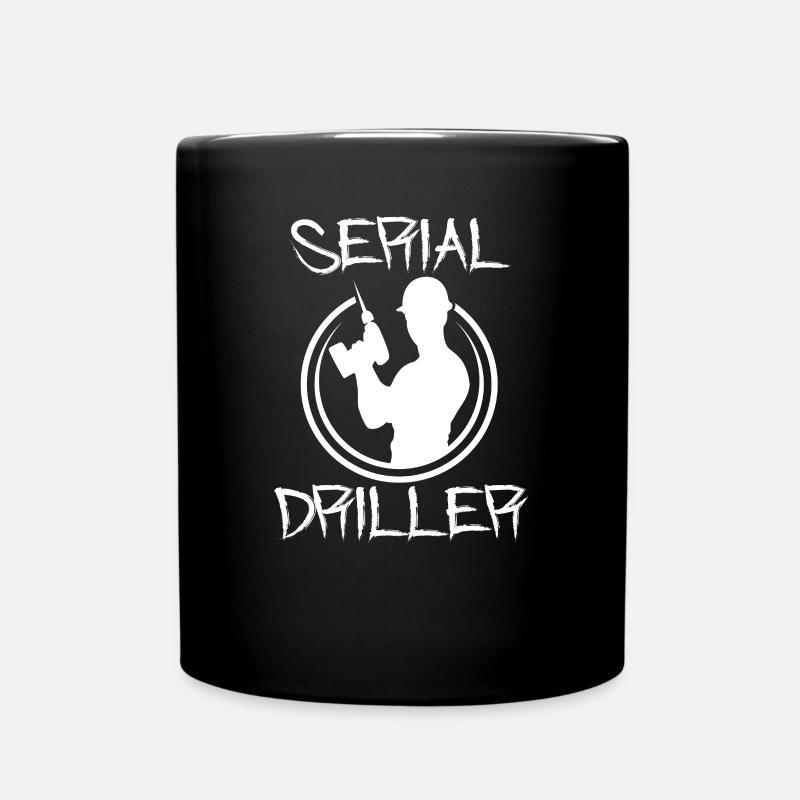 heimwerker - Tasse einfarbig - Schwarz
