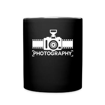 taking photos - Full Colour Mug - black - Front