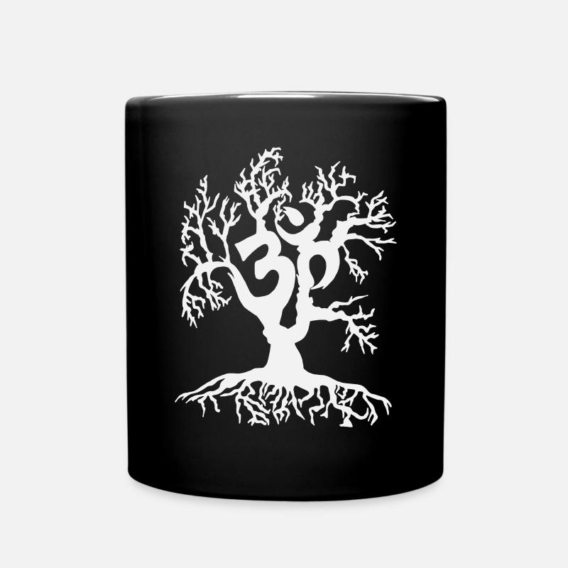 Psytrance Baum - Tasse einfarbig - Schwarz