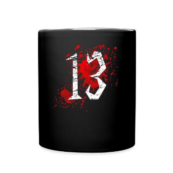 Vendredi 13 juillet 2018 jour de malchance - Mug uni - noir - Devant