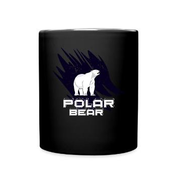 Polar Bear - Mug uni - noir - Devant