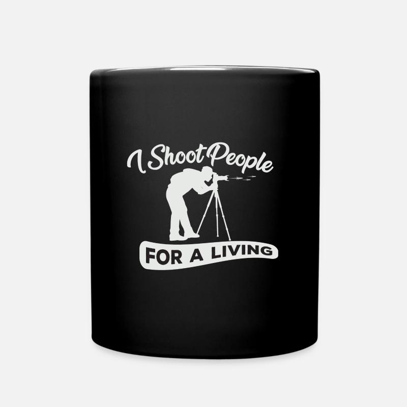 Fotograf - Tasse einfarbig - Schwarz
