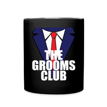 Männer Junggesellenabschied Groom - Tasse einfarbig - Schwarz - Vorne