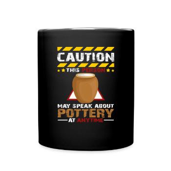 Töpfer - Tasse einfarbig - Schwarz - Vorne