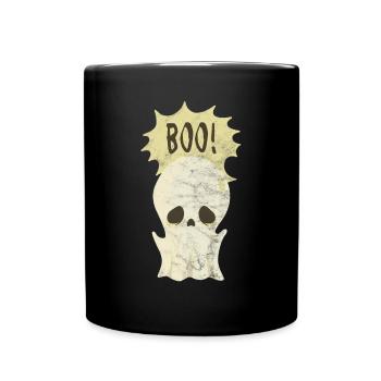 Ghost Ghost Horreur Halloween Thriller - Mug uni - noir - Devant