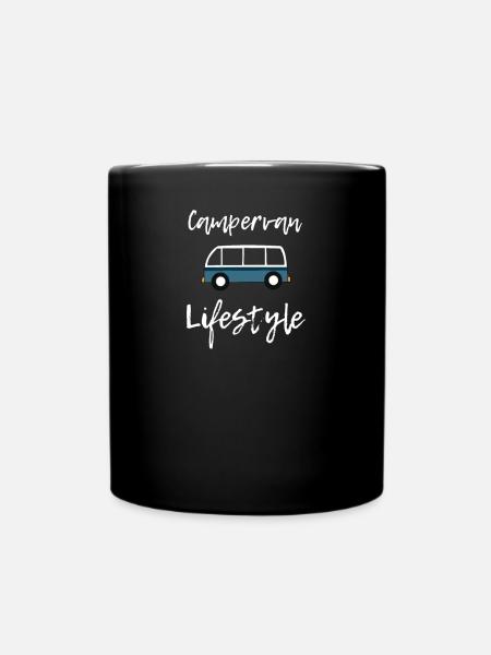 Campervan Lifestyle - Full Colour Mug - black