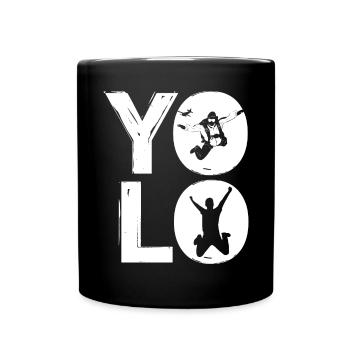YOLO - Full Colour Mug - black - Front