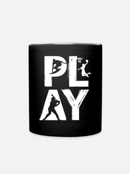 PLAY - Tasse einfarbig - Schwarz