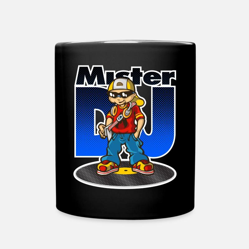 Mister DJ - Full Colour Mug - black