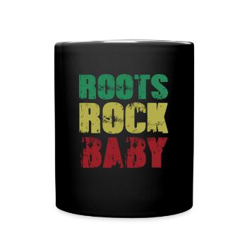 Rock Musik - Tasse einfarbig - Schwarz - Vorne