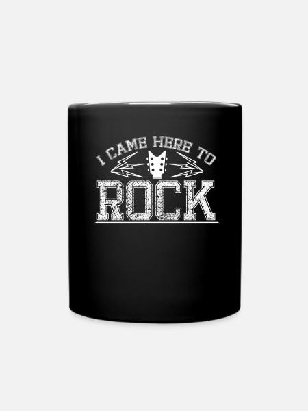 Rock Musik - Tasse einfarbig - Schwarz