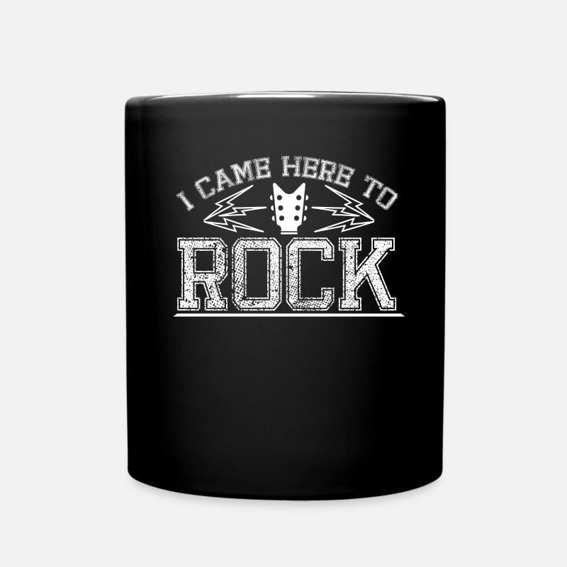 Rock Musik - Tasse einfarbig - Schwarz