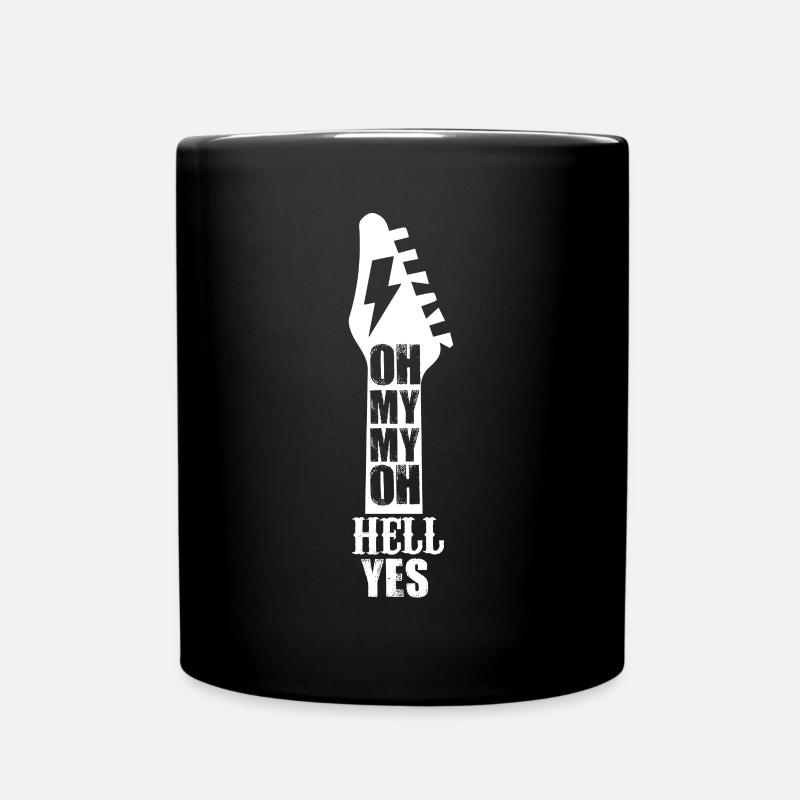 Rock music - Full Colour Mug - black