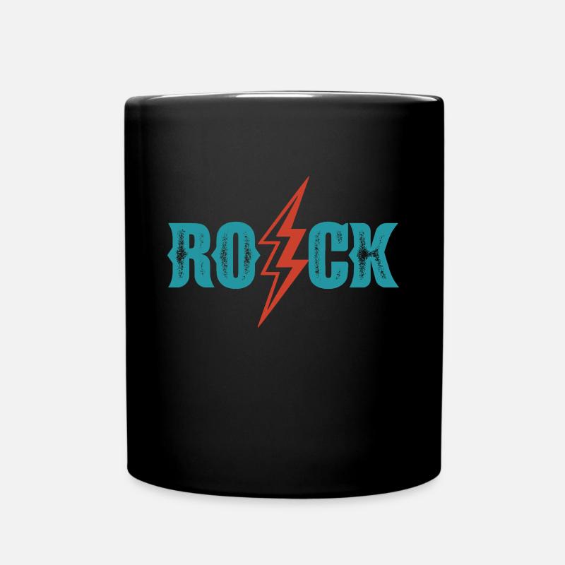 Rock Musik - Tasse einfarbig - Schwarz