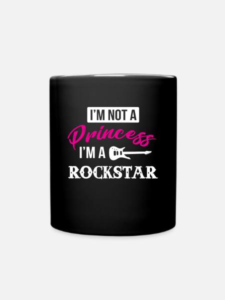 Rock Musik - Tasse einfarbig - Schwarz